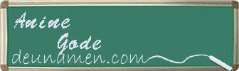 Anine Gode Visitenkarte
